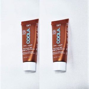 2 x Coola Sunless Tan Anti-aging Face Serum Mini 0.24oz/7ml Sealed